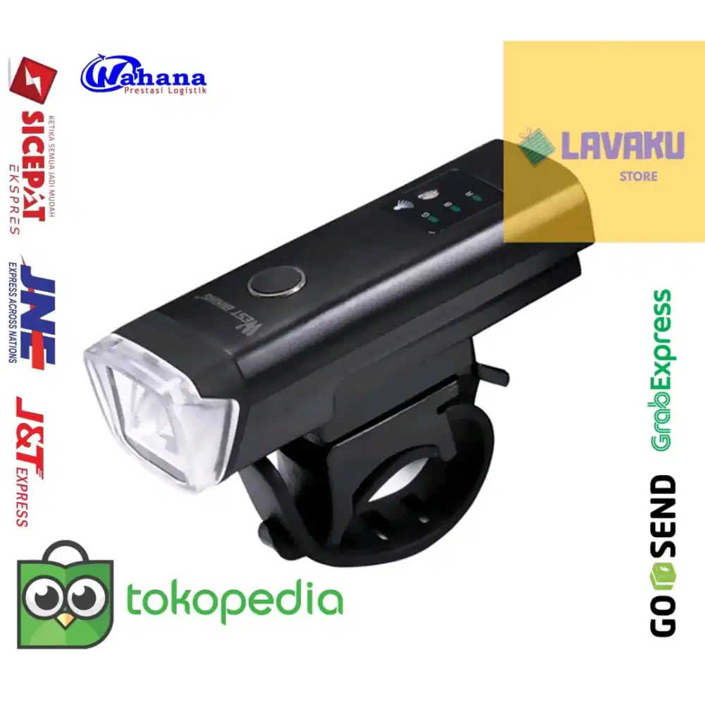 Lampu Depan Sepeda LED USB Rechargeable XPG 350 Lumens HJ-047 TaffLED