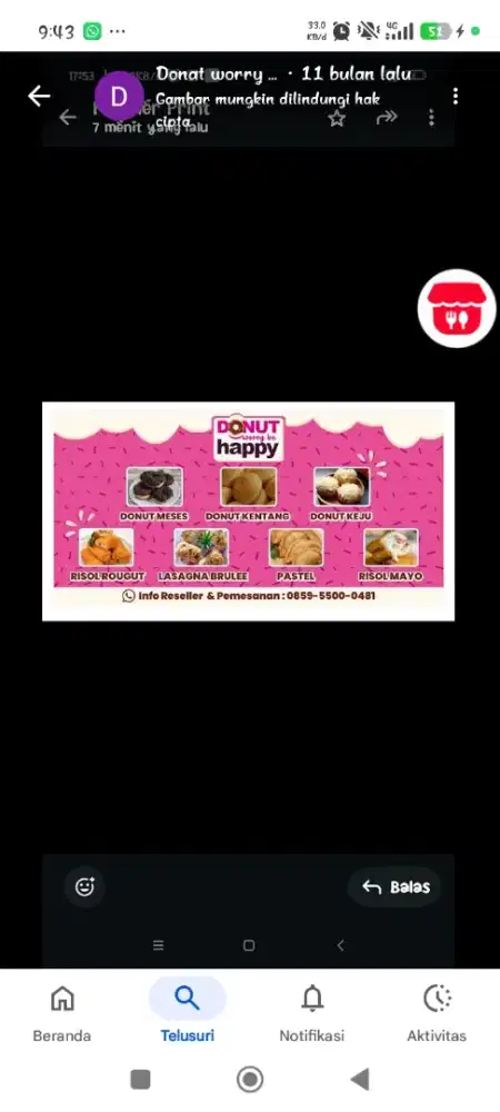 Mencari SPG Donat