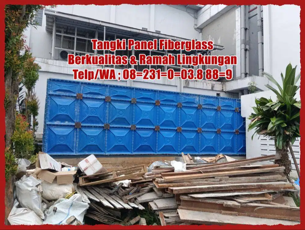 TANGKI AIR / TANGKI PANEL / ROOF TANK FRP / ROOFTANK FIBERGLASS