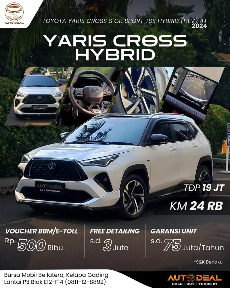 SUV HYBRID !! Toyota Yaris Cross S GR SPORT TSS Hybrid AT 2024