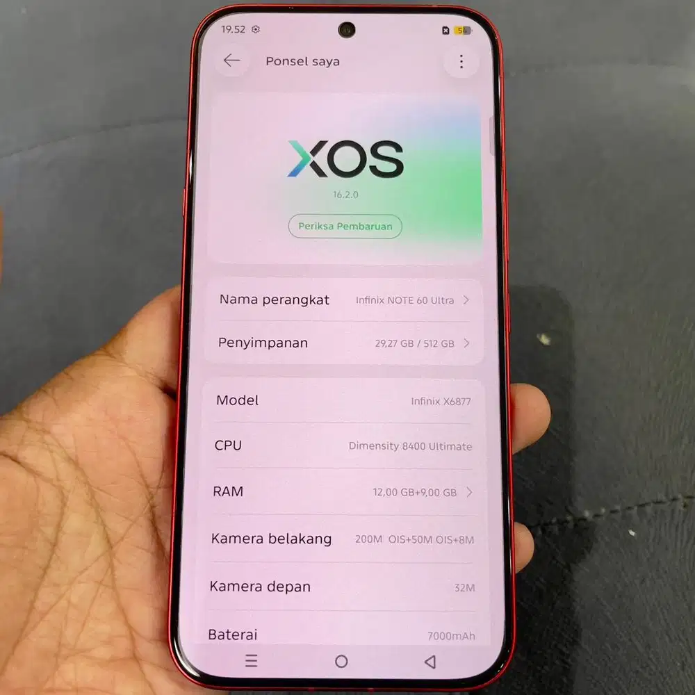 Infinix note 60 ultra ram 12 / 512 resmi fullset original garansi