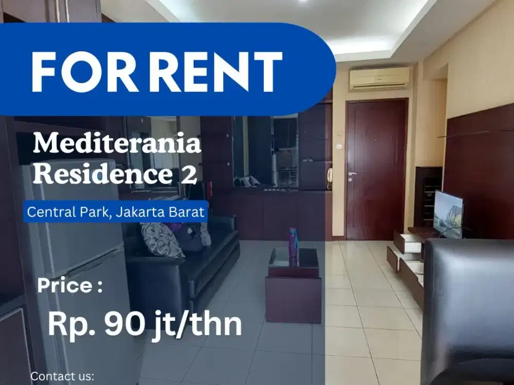 DISEWA Mediterania Residence 2 Unit 3BR Pool View