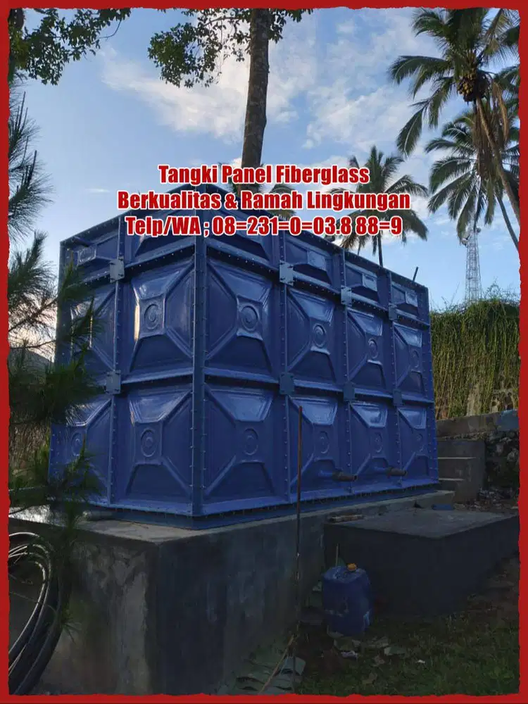 TANGKI PANEL / ROOF TANK / TANGKI AIR / ROOFTANK FRP/ TANGKI FRP