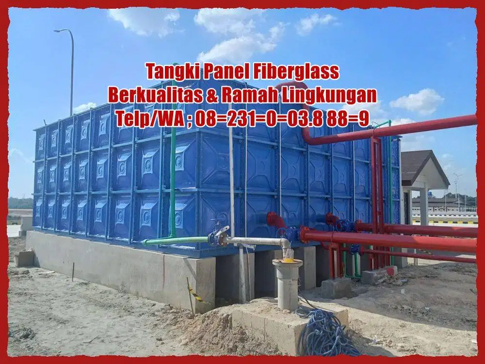 TANGKI AIR / TANGKI PANEL / ROOF TANK FRP / ROOFTANK FIBERGLASS