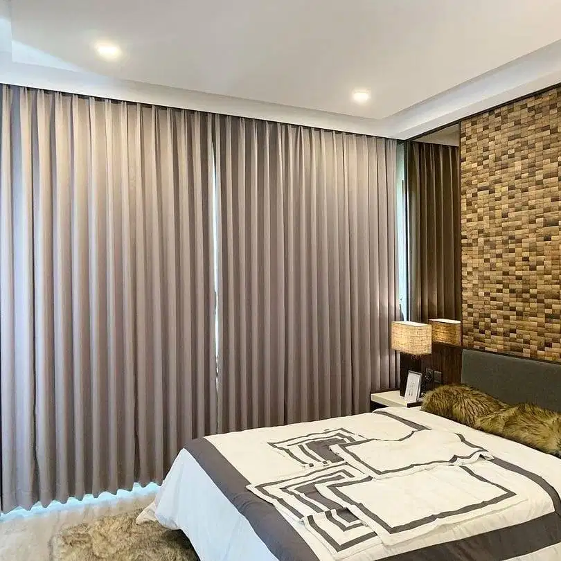 Jasa Pasang Gorden Custom Wallpaper Dinding 3D Gordyn Hordeng Korden