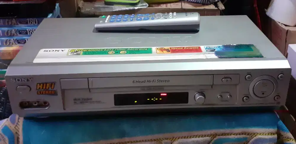 Video Vhs Sony 6 Head HiFi Stereo Multi System SLV-ED939