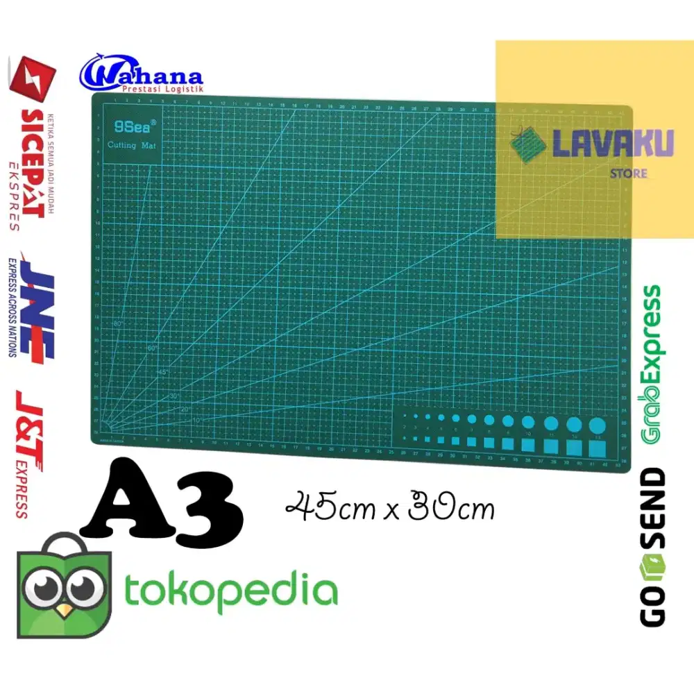 Cutting Mat Pad A3 45 x 30cm - Green