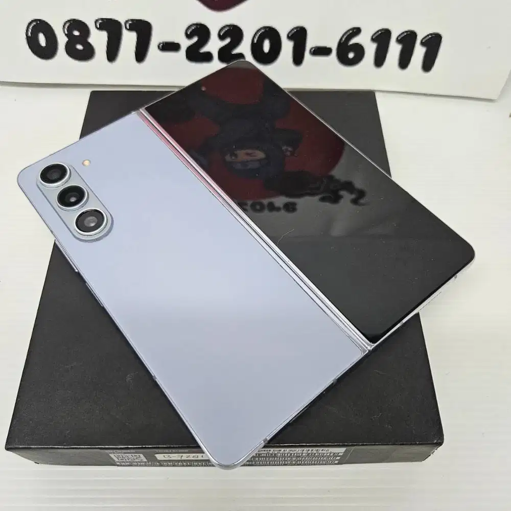 Samsung Galaxy Z Fold 5 Blue 512GB Fullset Sein No Minus