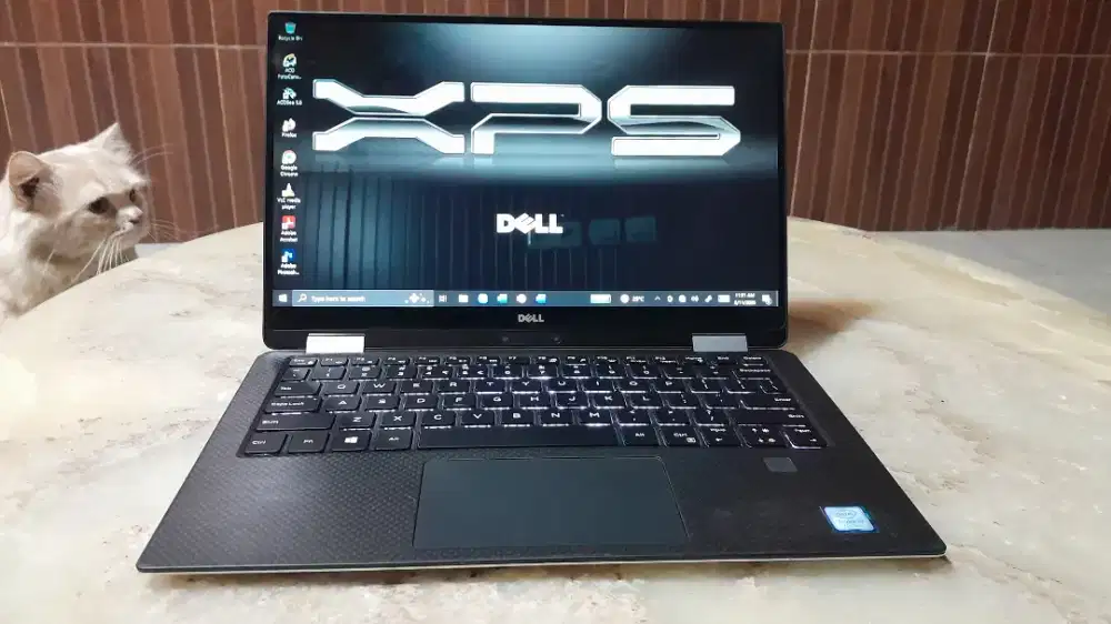Laptop Dell Xps13 9365 core i7Ram16GBssdM2 128GBBacklitTouchscreenGEN7