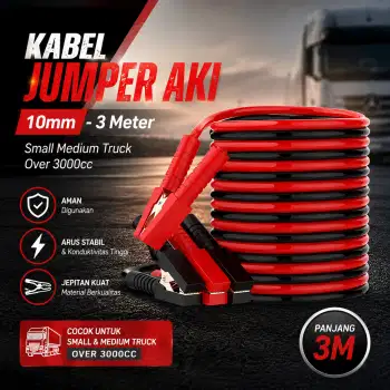 Kabel Jumper Aki Copper 10mm Small Medium Truck Over 3000cc 3M