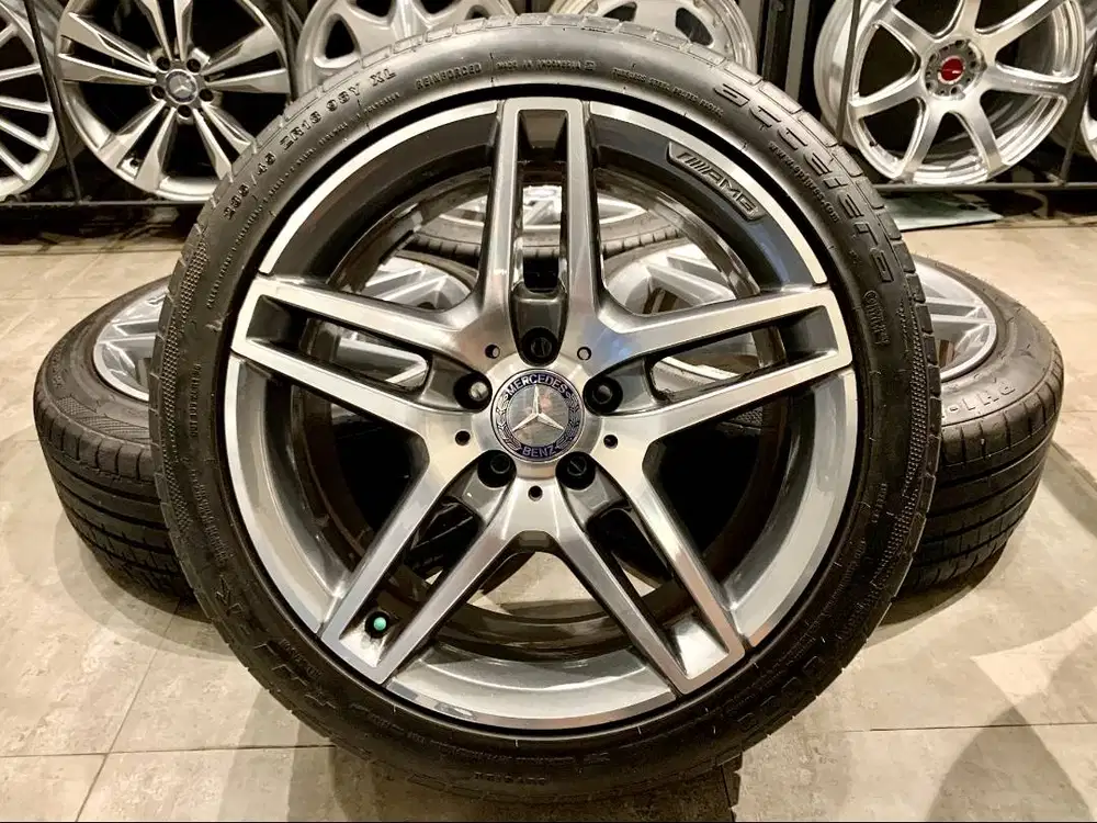 Velg OEM Mercedes Benz E Class W212, R-18, Lebar 8.5 - 9, PCD 5x112