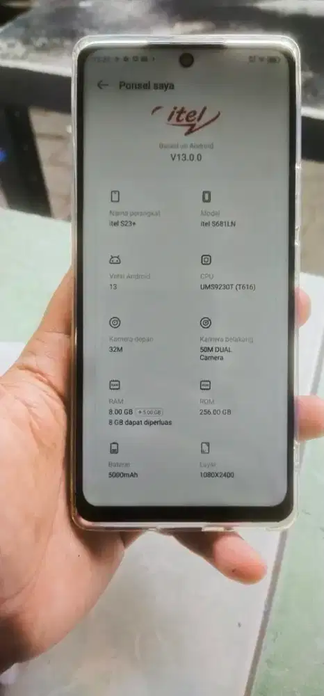 itel s23 plus ram 8/256