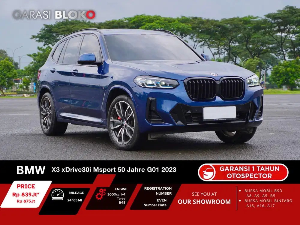 Warranty ON - BMW X3 G01 LCI  MSport B48 50 Jahre 2023