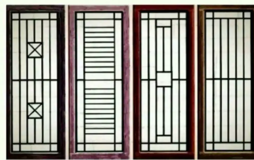 Tralis dan dobel pintu