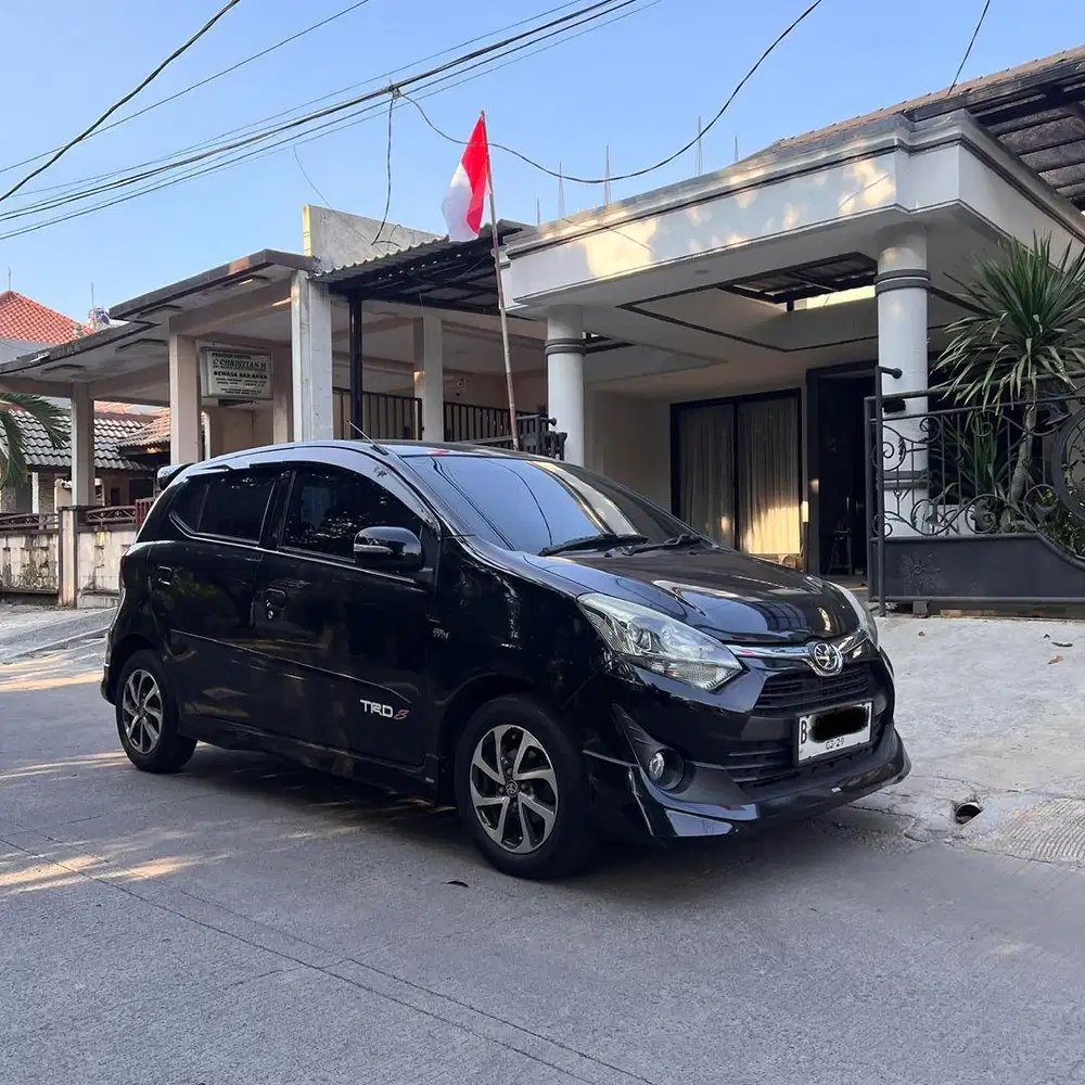 Toyota Agya TRD S 1.2 Hitam (2018/19) AT - Terawat Like New