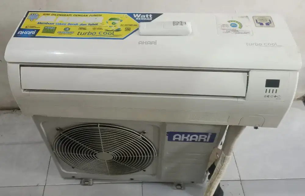 Jual ac akari 1/2 pk R 410 lowwt 360 watt kondisi 95% ori semua