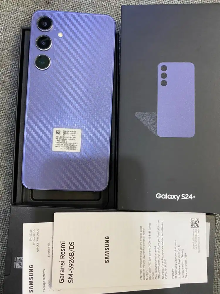 S24 Plus 5G 12/256gb SEIN likenew
