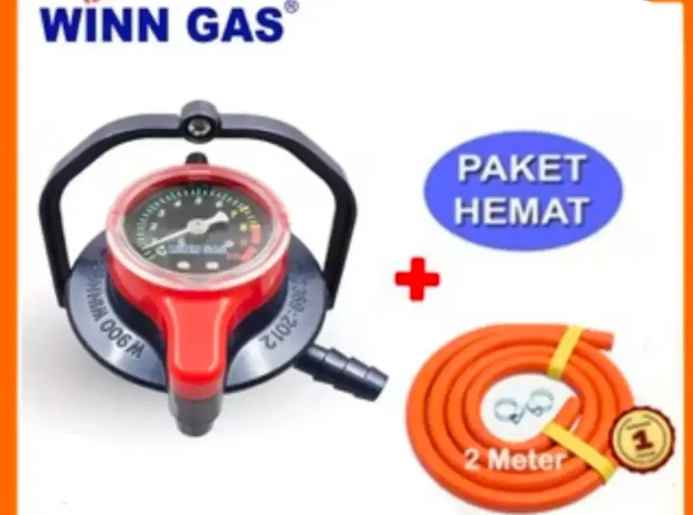Regulator Gas + selang 2 m
