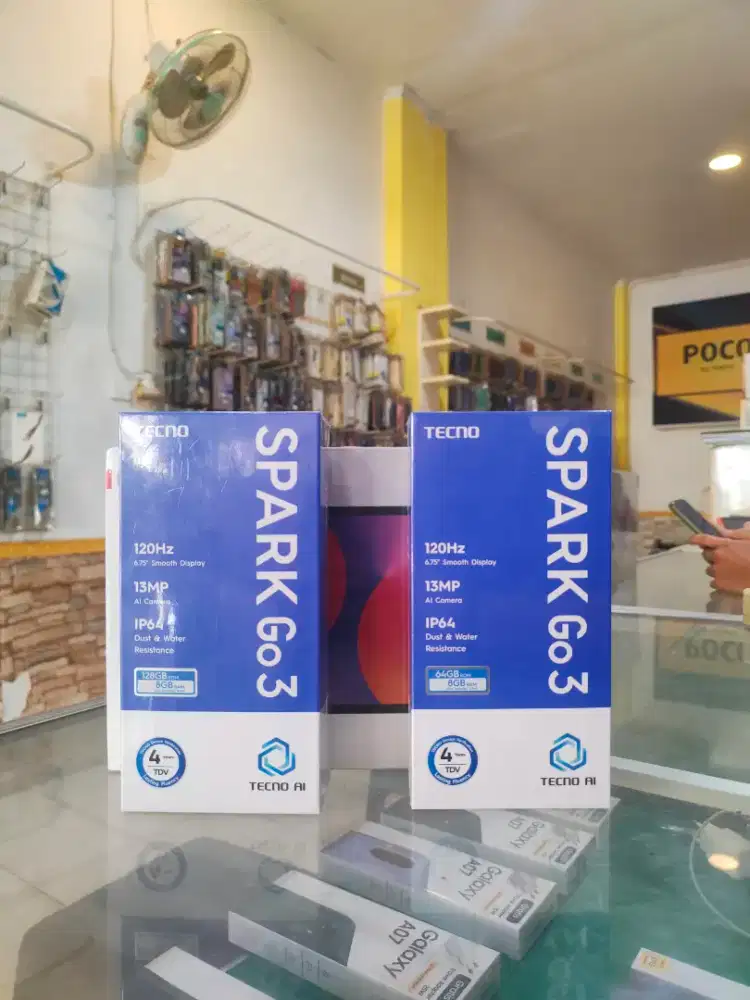 TECNO SPARK G0 3 4/128 promo+bonus cash & credit Garansi Resmi
