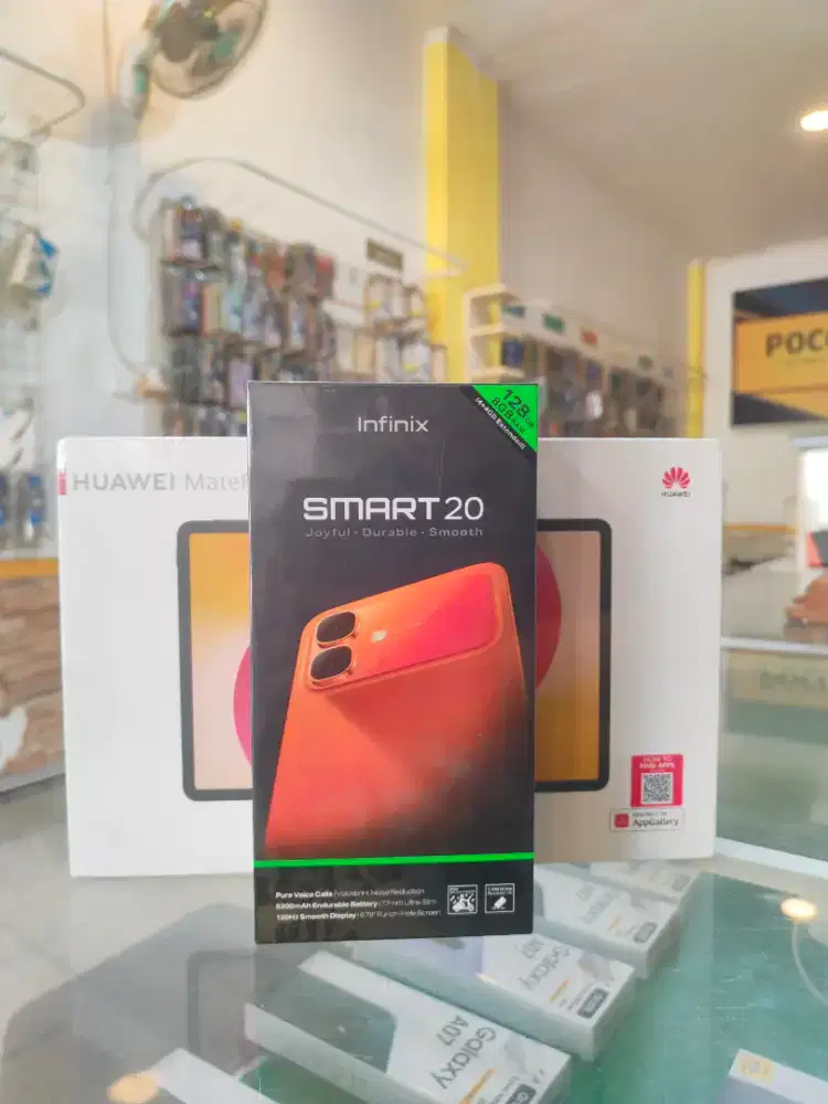 INFINIX SMART 20 4/128 promo+bonus cash & credit garansi Resmi