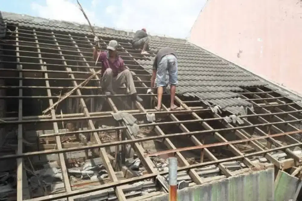 Tukang kanopi ganti atap rumah renopasi