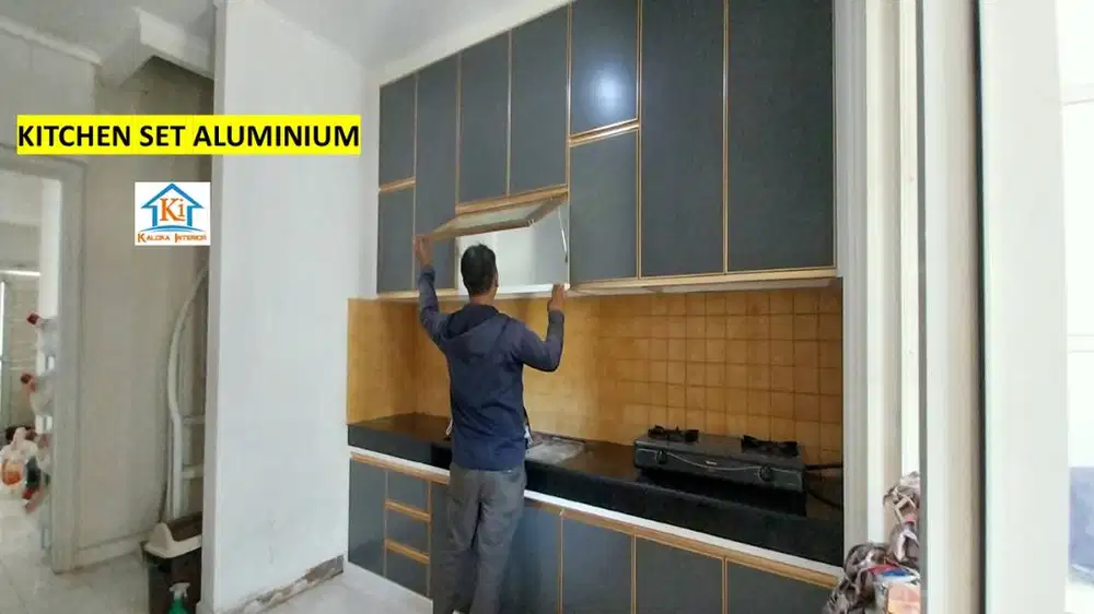 Kitchen Set Aluminium Surabaya, Kaloka Interior
