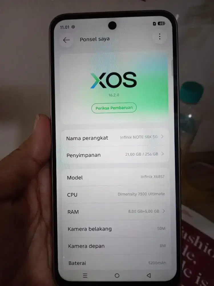 Infinix note 50x 5G 8/256gb