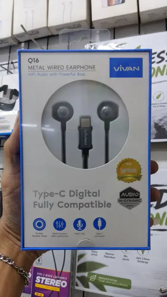 HEADSET TYPE-C VIVAN Q16