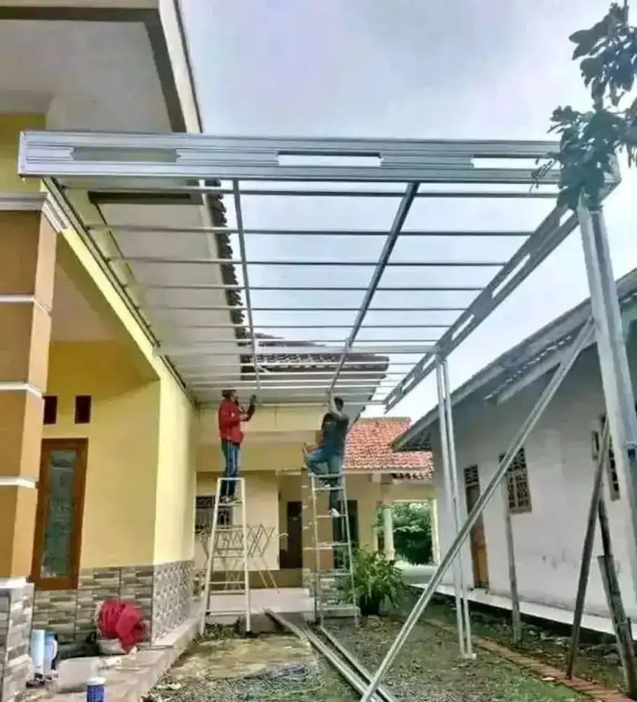 Tukang kanopi bongkar pasang atap rumah