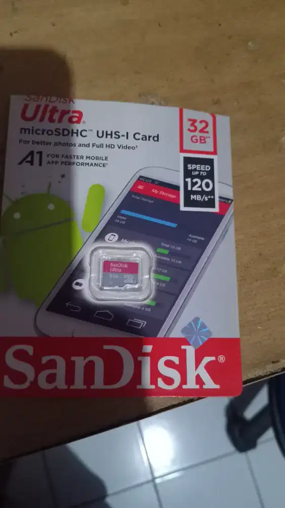 Kartu memory sandisk 32 gb