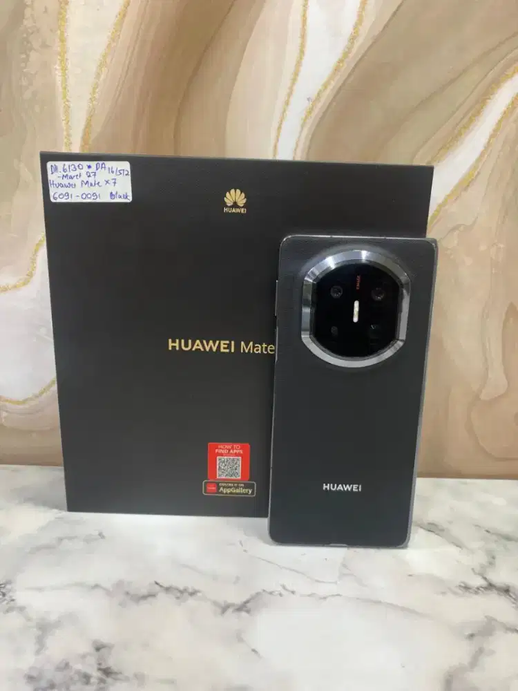 Huawei Mate X7 16/512gb black second bergaransi