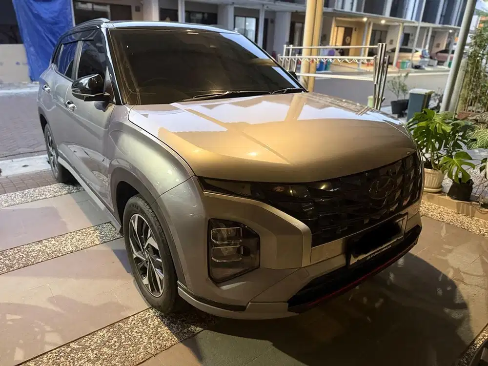 Harga cash nego .. Km 23 rb .. Creta prime nik 2022 like new ..