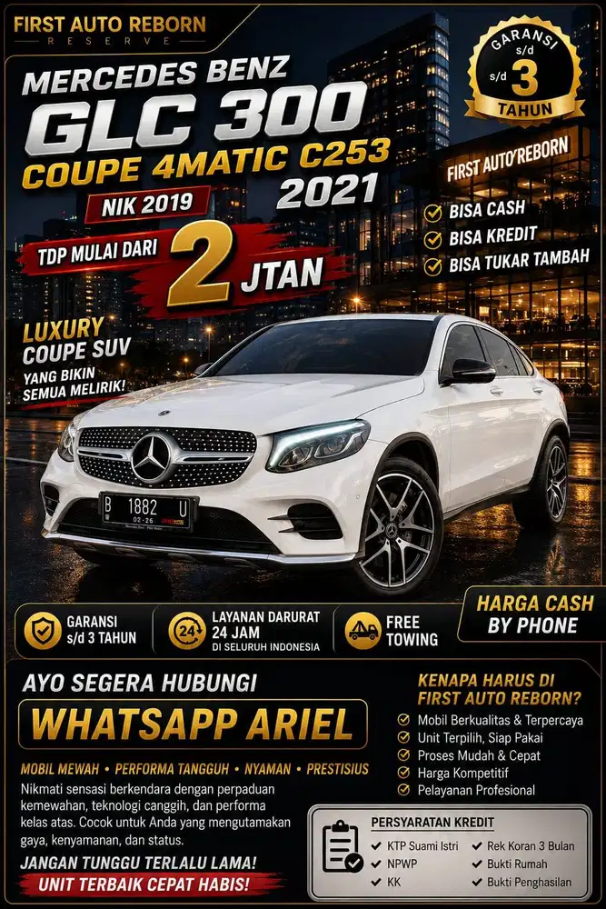 Mercy GLC 300 AMG caupe 4Matic 2021