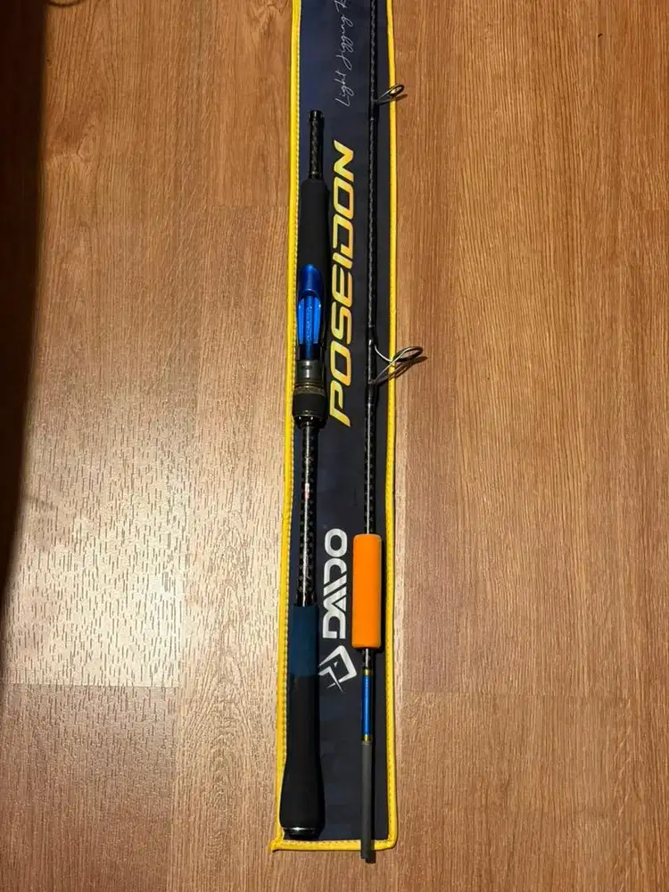 Joran Laut Rod Daido Poseidon Mackarel Hunter PE 2-4 Carbon Fuji