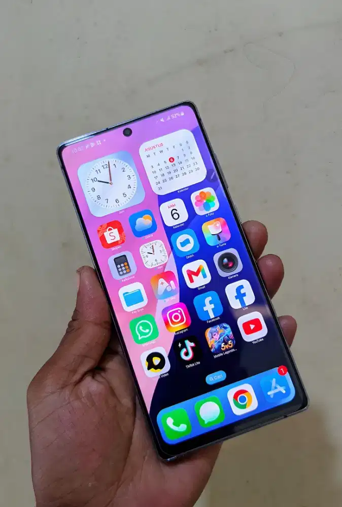 Samsung A52 mulus fulset siap pakai apik