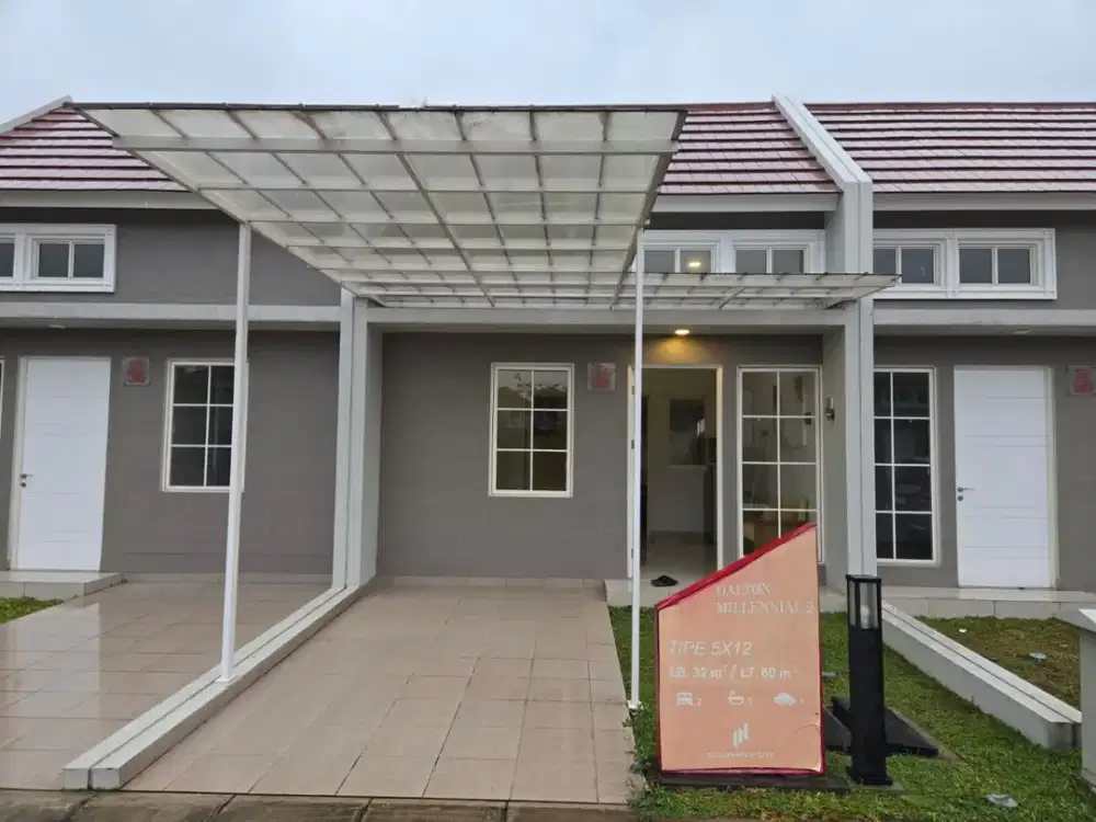 DIJUAL RUMAH 1 LANTAI DI BSD TANGERANG MILLENIUM CITY CUMA 2 JUTA ALL IN FREE BIAYA BIAYA