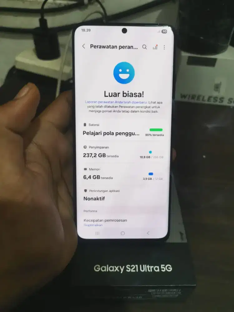 Samsung s21 ultra 12/256
Fulset
Lecet pemakaian aja