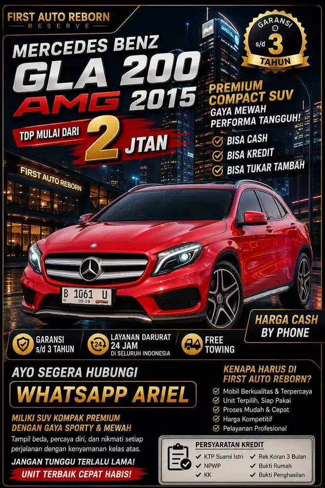 Mercy GLA 200 AMG tahun 2015