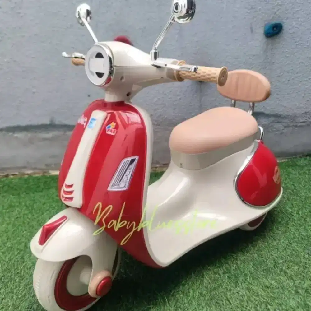 Motor Aki Vespa Anak utk usia 2-5thn bergaransi mesin