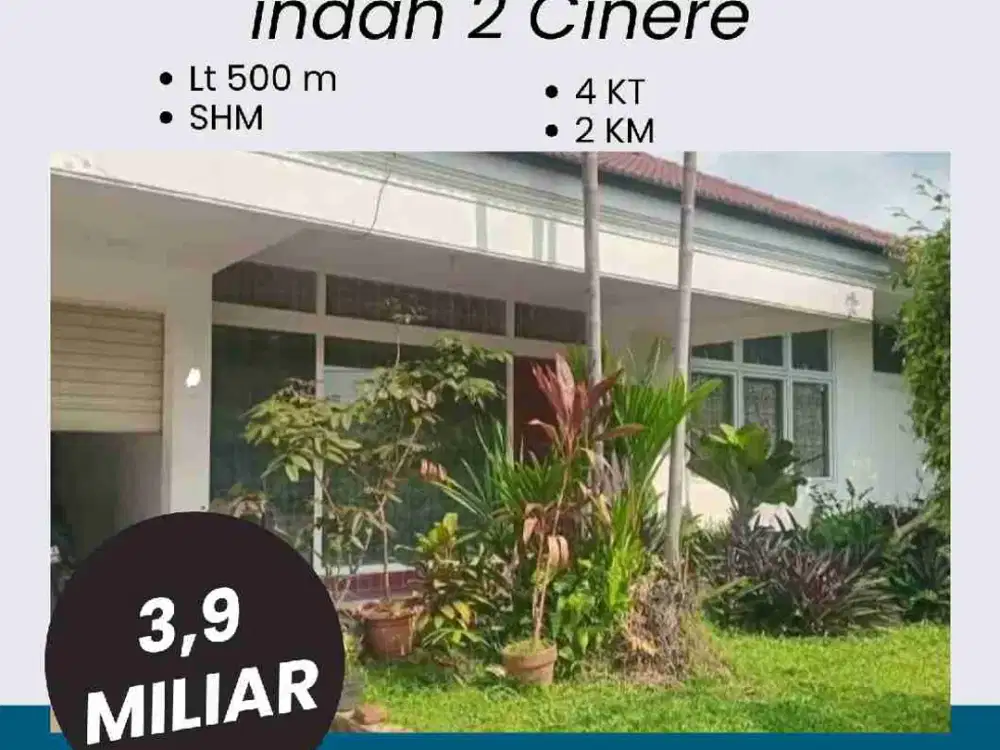 Dijual Cepat Rumah di komplek Jati indah 2 - Pangkalan jati Cinere Fatmawati