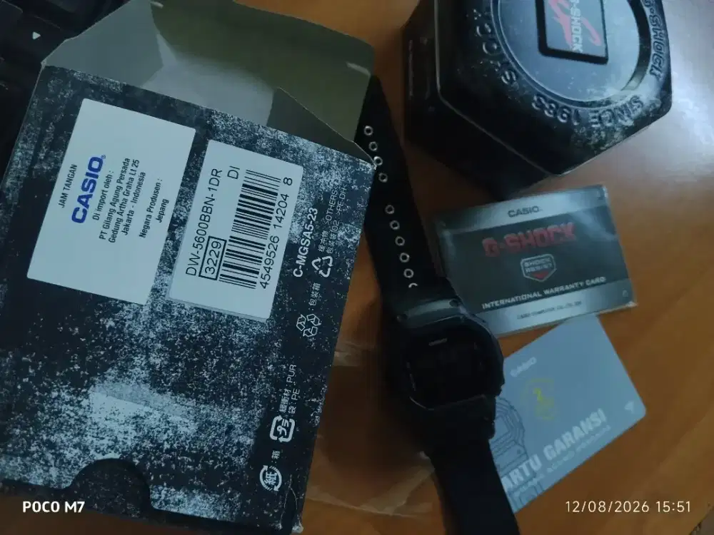 Casio G-SHOCK DW 5600 BBN
