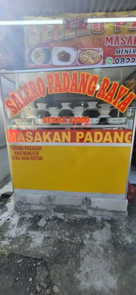 Loper peralatan nasi padang