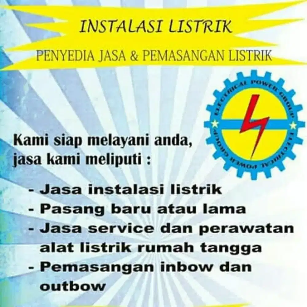 Tukang listrik panggilan