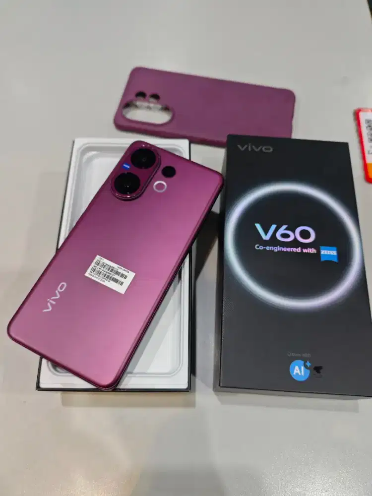 Vivo V60 12/256GB Fullshet Like New Bergaransi