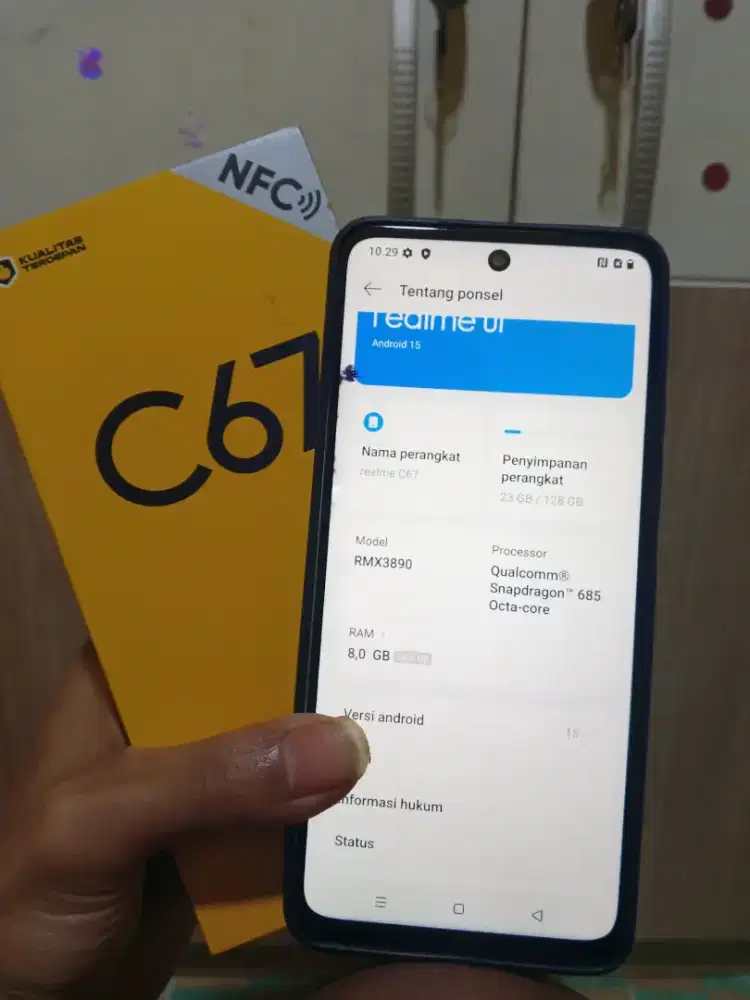 Realme c67 Fullset 8/128