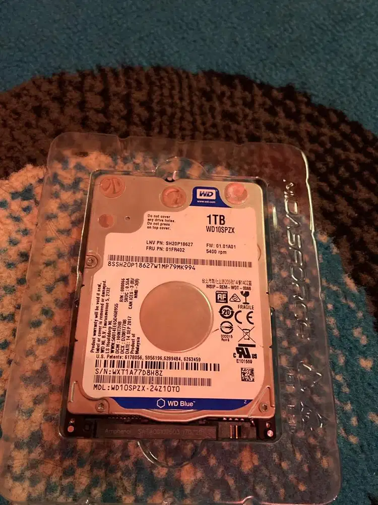 HDD WD 1TB 2.5 Copotan Laptop - Normal Siap Pakai