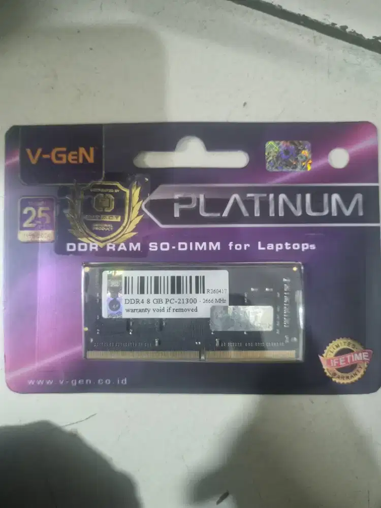 Memory Laptop DDR4 8 GB Vgen ram sodimm  DDR4 8 GB