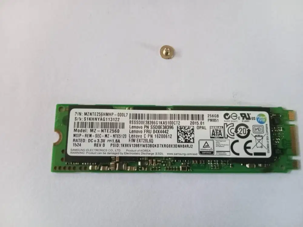 SSD M2 SATA - 256GB Samsung ORI - Copotan Laptop Lenovo