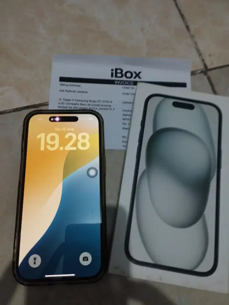iPhone 15 iBox 128 Garansi 2027