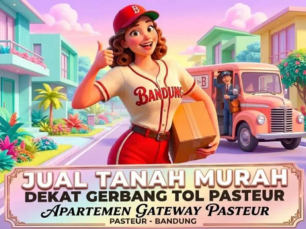 JUAL TANAH DI GUNUNG BATU, CICENDO, PASTEUR, BANDUNG KOTA.